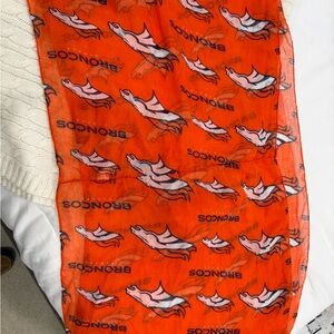 Orange Broncos Scarf